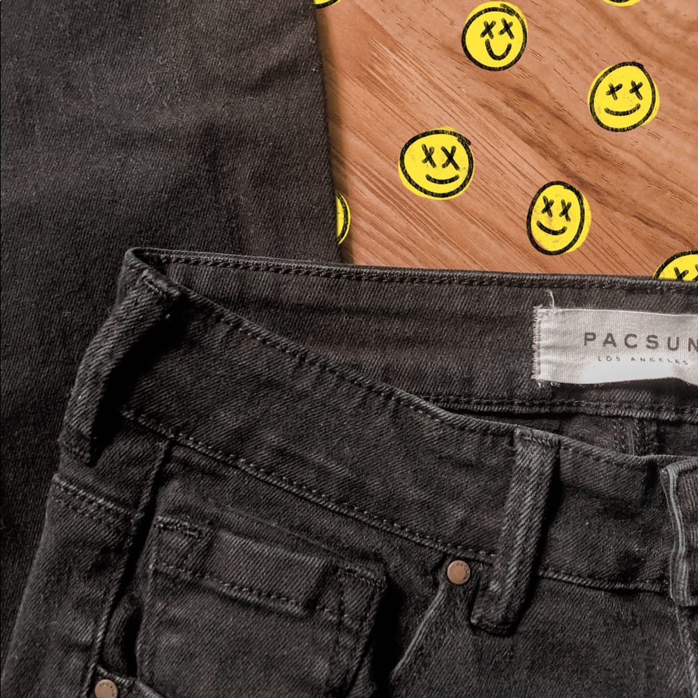 PACSUN BLACK JEANS